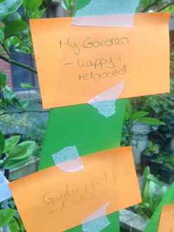 my garden post it notes